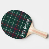 Raquette De Ping Pong Clan Duncan Tartan personnalisable (Côté)