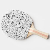 Raquette De Ping Pong Classé en marbre noir Terrazzo (Côté)