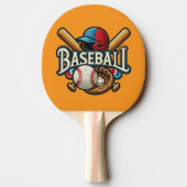 Raquette De Ping Pong Classique Baseball Essentials / Stylish Retro Lege (Dos)