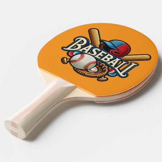 Raquette De Ping Pong Classique Baseball Essentials / Stylish Retro Lege (Devant Angle)
