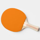 Raquette De Ping Pong Classique Citrouille classique couleur orange uni (Côté)