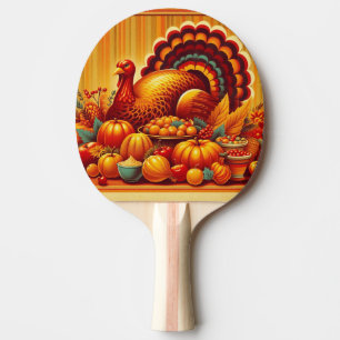 Raquette De Ping Pong classique/vintage Thanksgiving Turquie