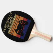 RAQUETTE DE PING PONG CLASSIQUEMENT FORMÉ (Côté)