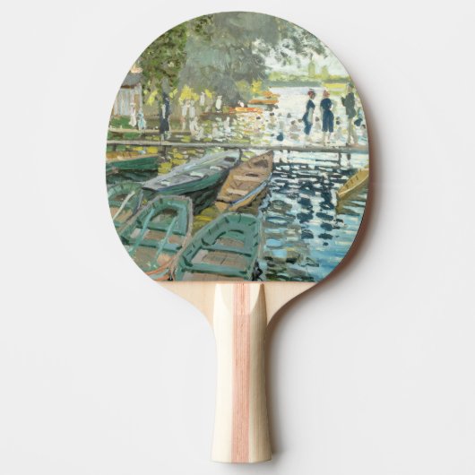 Raquette De Ping Pong Claude Monet. Baignoires à La Grenouillère (Devant)