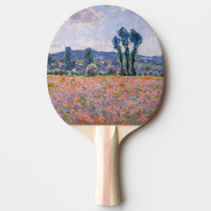 Raquette De Ping Pong Claude Monet - Champ de coquelicots 1890 (Giverny)