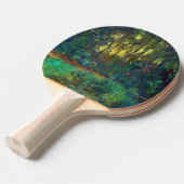 Raquette De Ping Pong Claude Monet - Coin d'un étang avec des Nénuphars (Devant Angle)