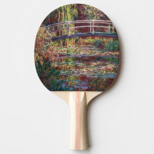Raquette De Ping Pong Claude Monet - Eau Lily étang, Harmonie rose