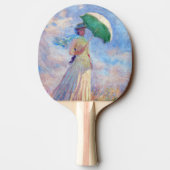Raquette De Ping Pong Claude Monet - Femme avec un parasol face à droite (Dos)