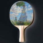 Raquette De Ping Pong Claude Monet - La Promenade, Femme avec un Parasol<br><div class="desc">La Promenade,  Femme avec un Parasol / Madame Monet et son fils / La Promenade / La Femme a l'ombrelle - Claude Monet,  1875</div>