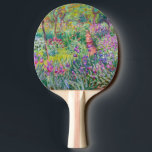 Raquette De Ping Pong Claude Monet - Le jardin d'Iris à Giverny<br><div class="desc">Jardin d'Iris à Giverny / Jardin d'Artiste à Giverny - Claude Monet,  1899-1900</div>