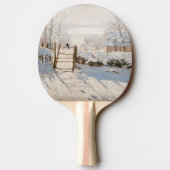 Raquette De Ping Pong Claude Monet - Le Magpie (Dos)