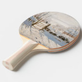 Raquette De Ping Pong Claude Monet - Le Magpie (Devant Angle)