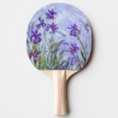 Raquette De Ping Pong Claude Monet - Lilac Irises / Iris Mauves (Dos)
