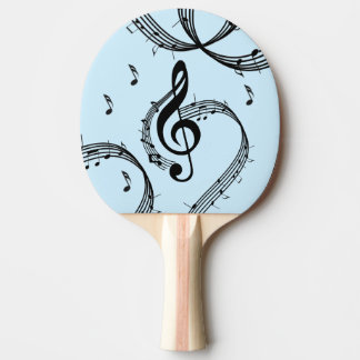 Raquette De Ping Pong Climacic G Clef Music Blue