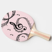 Raquette De Ping Pong Climacic G Clef Music Rose (Côté)