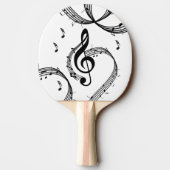 Raquette De Ping Pong Climactic G Clef Music (Dos)