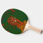 Raquette De Ping Pong Cloisonne Art Tiger on the Jungle Path (Côté)