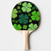 Raquette De Ping Pong Clovers verts, Lucky Clovers, Saint Patrick's Day (Dos)