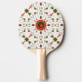 Raquette De Ping Pong Coccinelle de Noël (Devant)