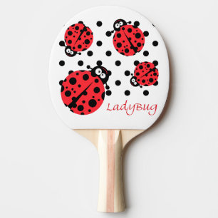 Raquette De Ping Pong Coccinelle mignonne