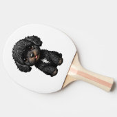 Raquette De Ping Pong Cockapoo noir (Côté)