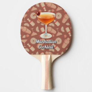 Raquette De Ping Pong Cocktail Manhattan
