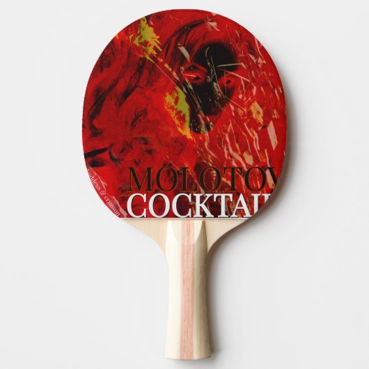 RAQUETTE DE PING PONG COCKTAIL MOLOTOV ! (Devant)
