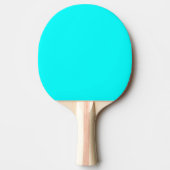 Raquette De Ping Pong Code hexadécimal bleu néon 00ffff (Devant)