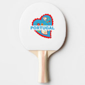 Raquette De Ping Pong Coeur portugais joyeux (Devant)