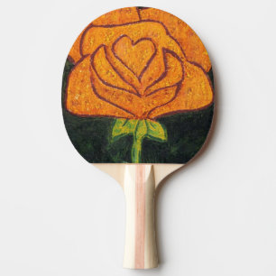 Raquette De Ping Pong "Coeur Rose #2" Ping Pong Paddle