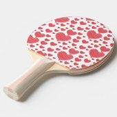 Raquette De Ping Pong Coeurs de scintillement (Devant Angle)