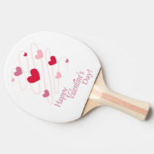 Raquette De Ping Pong cœurs "Joyeuse Saint-Valentin" (Côté)