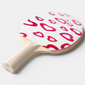 Raquette De Ping Pong Coeurs rouges (Devant Angle)