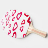 Raquette De Ping Pong Coeurs rouges (Côté)