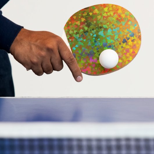 Raquette De Ping Pong Coeurs tombants Orange (Insitu)