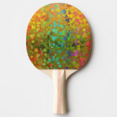 Raquette De Ping Pong Coeurs tombants Orange (Devant)