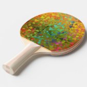 Raquette De Ping Pong Coeurs tombants Orange (Devant Angle)