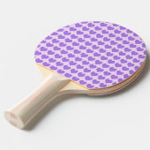 Raquette De Ping Pong Cœurs violets (Devant Angle)