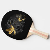 Raquette De Ping Pong Colibri noir et or (Côté)