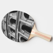 Raquette De Ping Pong Colisée romaine avec dessins architecturaux (Côté)