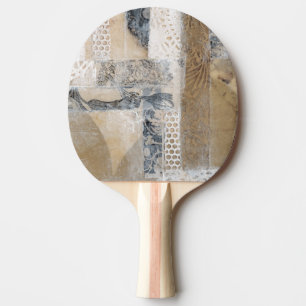 Raquette De Ping Pong Collage I de dentelle