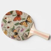 Raquette De Ping Pong Collection de la papillon Moth Nature Dessin (Côté)