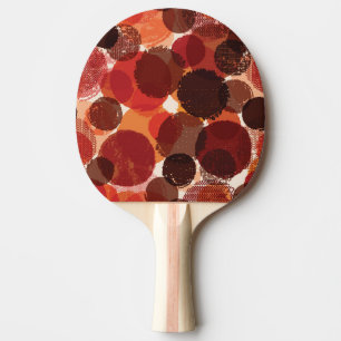 Raquette De Ping Pong Collection de Motifs Abstraits colorés et intempor
