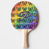 Raquette De Ping Pong Collection Fierté en Vol (Devant)