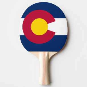Raquette De Ping Pong Colorado : Le drapeau américain du centenaire