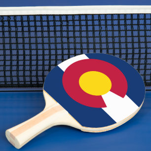 Raquette De Ping Pong Colorado : Le drapeau américain du centenaire