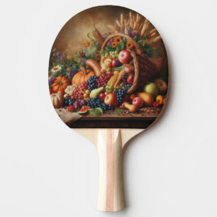 Raquette De Ping Pong Coloré/Action de grâce/Corne d'abondance/Automne