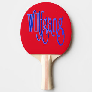 Raquette De Ping Pong Comble nom Wolfgang