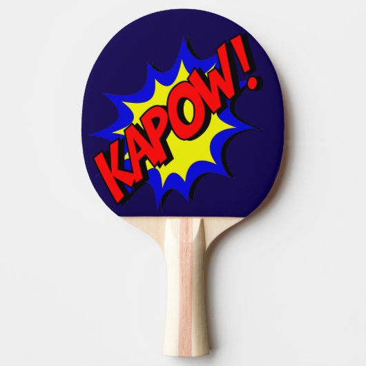 Raquette De Ping Pong Comic Book Kapow ! Exclamation (Devant)