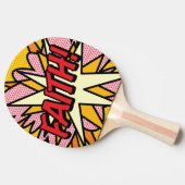 Raquette De Ping Pong Comic Cool moderne Livre Pop Art FOI (Côté)